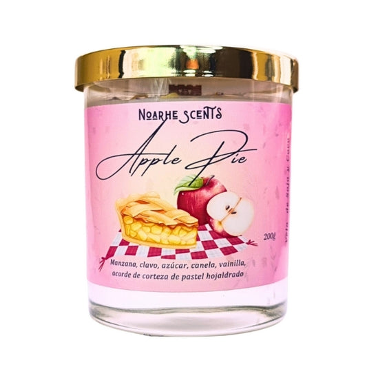 Vela Tarta de Manzana Artesanal - Cera Soja | Noarhe
