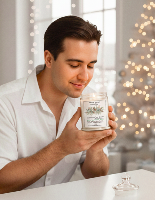 Vela Aromática Navidad en Casa | Aroma Amaderado y Fresco  | Noarhe scents